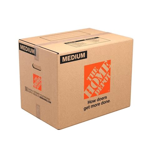 medium moving boxes home depot